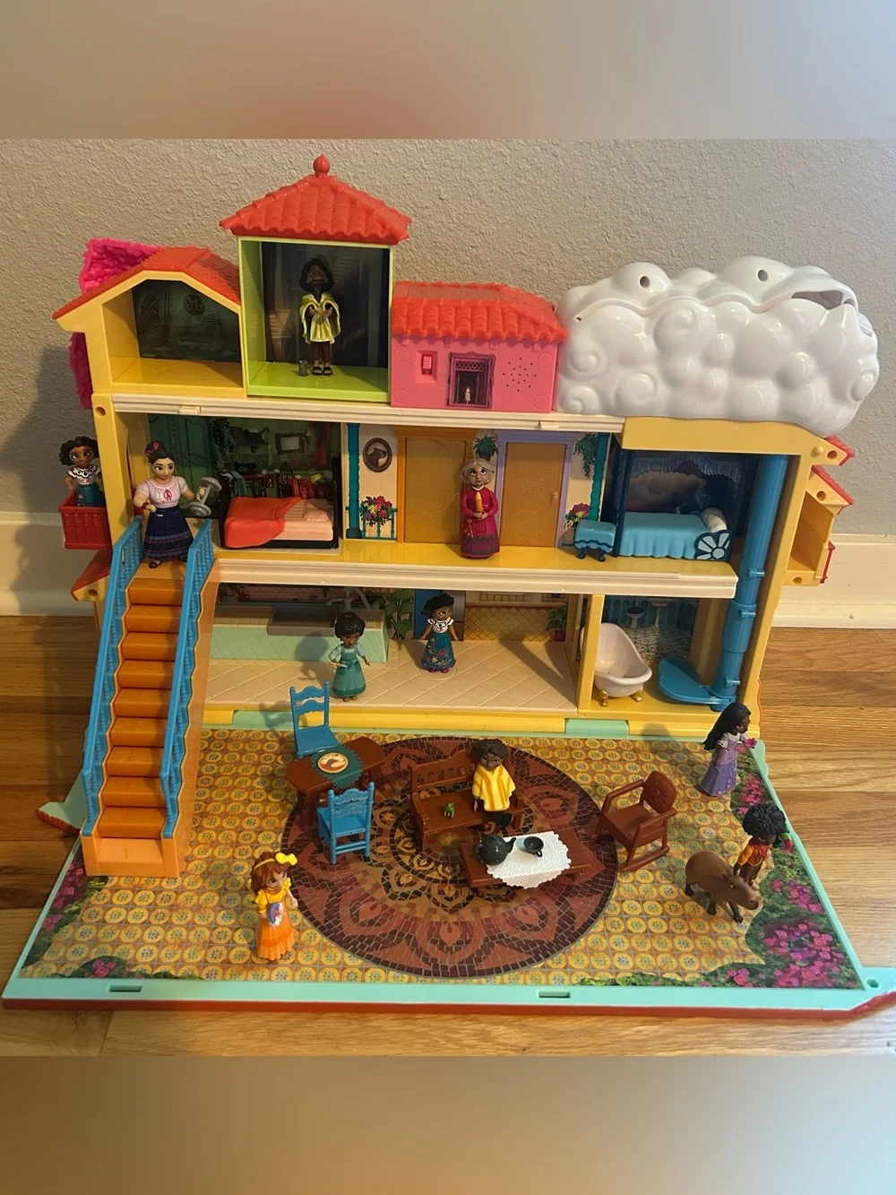 Disney Encanto Magical Madrigal House Playset with Figurines and Accessories